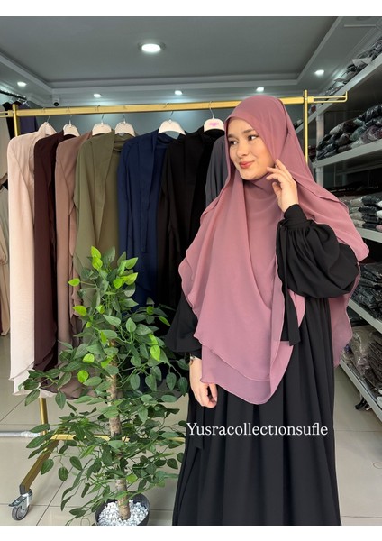 Tesettür Gölgeli Oval Sufle indirimleri