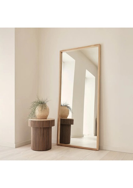 Natural Ahşap Tam Boy Ahşap Boy Aynası 180CM x 80CM modelleri
