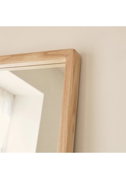 Natural Ahşap Tam Boy Ahşap Boy Aynası 180CM x 80CM fırsatları