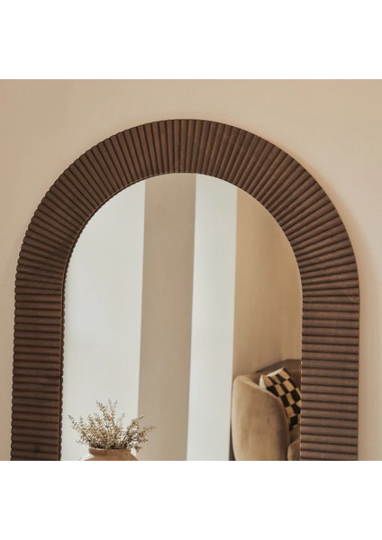 Sıcak Ahşap Ekstra Büyük Premium Kemerli Boy Aynası 180CM x 100CM modelleri