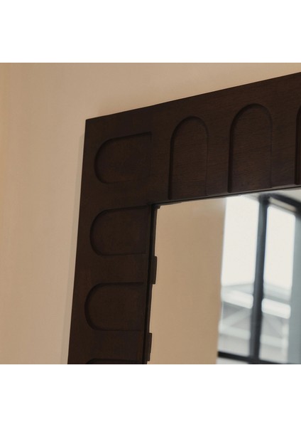 Koyu Ahşap Ekstra Büyük Premium Ayna 200CM x 120CM indirimleri