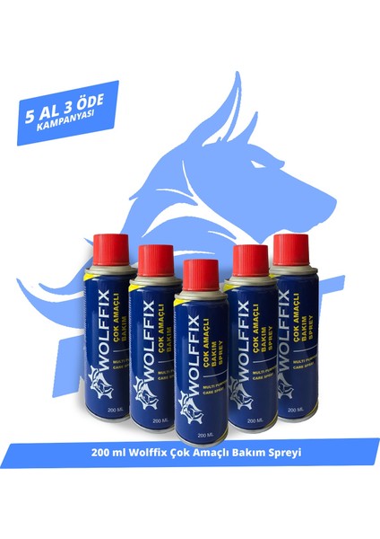 (VD40) Yağlayıcı ve Pas Sökücü Çok Amaçlı Bakım Spreyi 200 ml