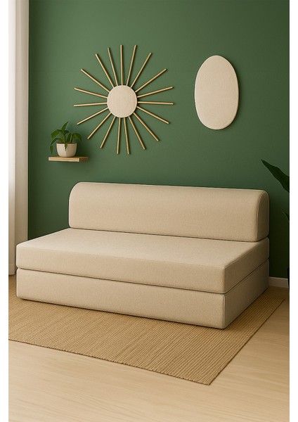 Magic Katlanır Yataklı Koltuk Bej-Çift