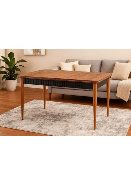 Açılır Kapanır Mutfak Masası Mdf Tablalı Gürgen Ayaklı Yemek Masası – 80×130 / 80×170 cm modelleri