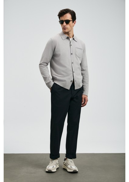 Luce Erkek Kazak Açık Gri modelleri