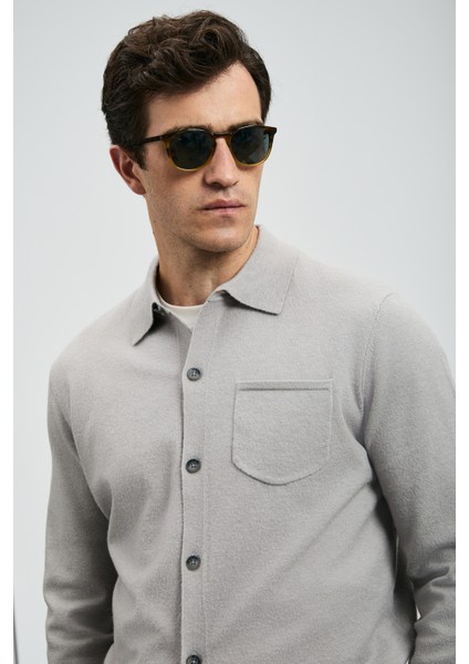 Luce Erkek Kazak Açık Gri indirimleri