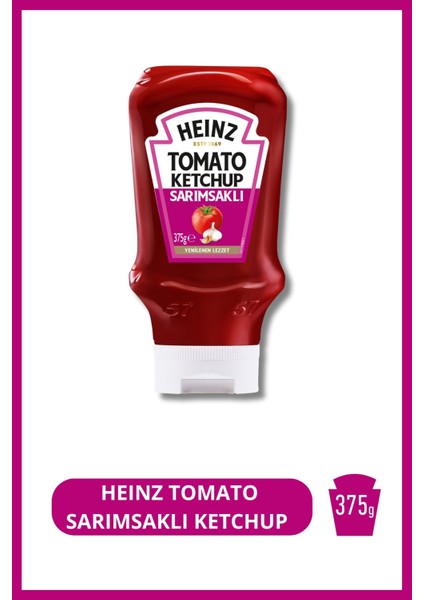 Heınz Tomato Sarımsaklı Ketchup 375G 2'li Set fiyatları