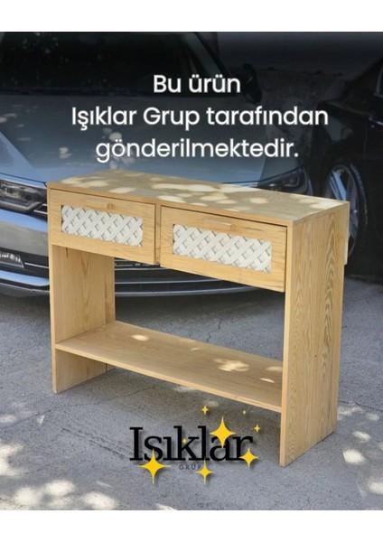 Ahşap Hazeran Çekmeceli Raflı Dresuar modelleri