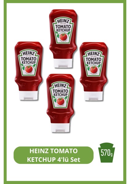 Heınz Tomato Ketchup 570G 4'lü Set