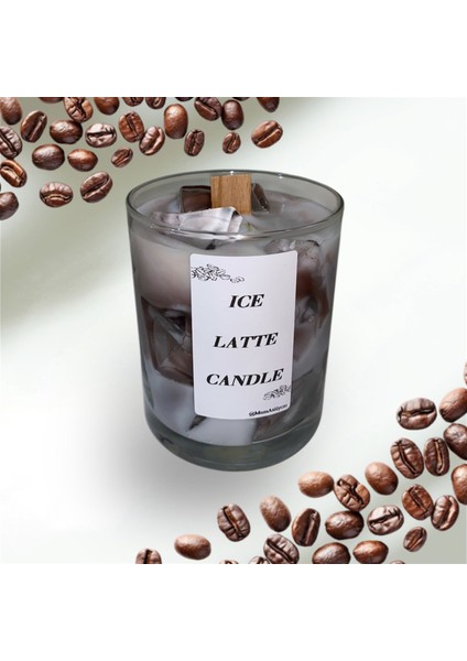 Iced Coffee Candle Mum Buzlu Kahve Kokulu Mum