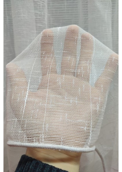 Peteküstü Naturel Keten 1/3 Sık Pileli Tül Perde Kırışmaz Modern Dokulu Hafif Tül Özel Ölçü fırsatları