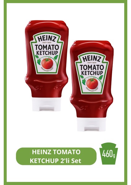 Heınz Tomato Ketchup 460G 2'li Set