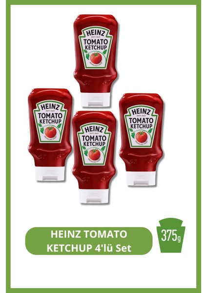 Heınz Tomato Ketchup 375G 4'lü Set