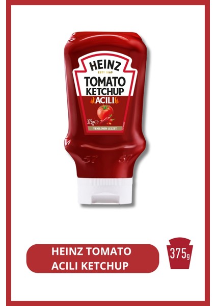 TOMATO ACILI KETCHUP 375g 2'li Set fiyatları