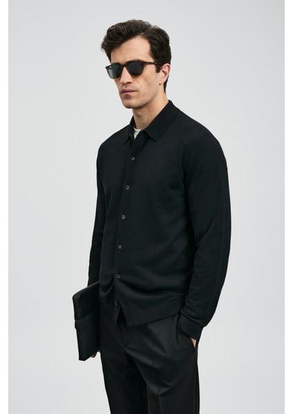 Kenny Erkek Kazak Siyah