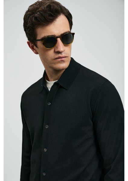 Kenny Erkek Kazak Siyah indirimleri