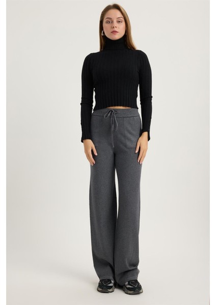 Triko Ribanalı Pantolon