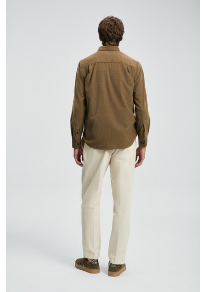 Drew Erkek Basic Gömlek Regular Fit Lacivert