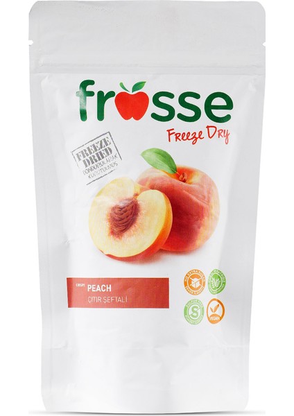 Freeze Dry Kurutulmuş Şeftali 100 gr