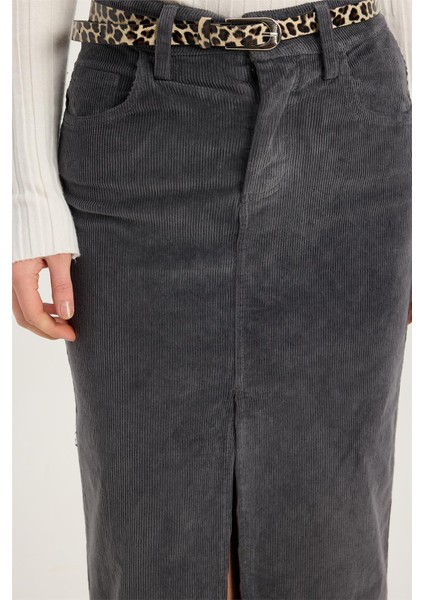 Fitilli Kadife Uzun Etek fırsatları