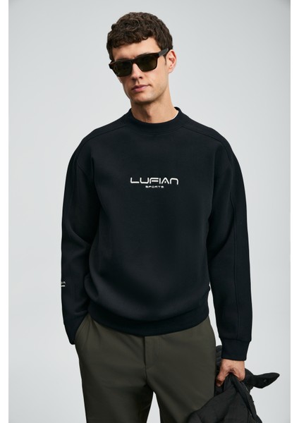 Dark Erkek Sweatshirt Siyah