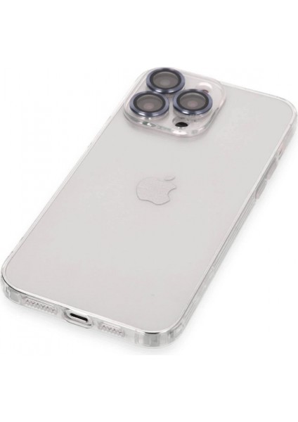 iPhone 13 Pro Kılıf Luko Lens Silikon - Sierra Blue fırsatları