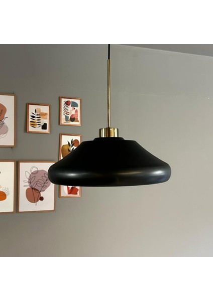 Solitra Siyah Ince Eskitme Başlık Tekli Avize Sarkıt Ofis Showroom Salon Mutfak Avizeleri fiyatları