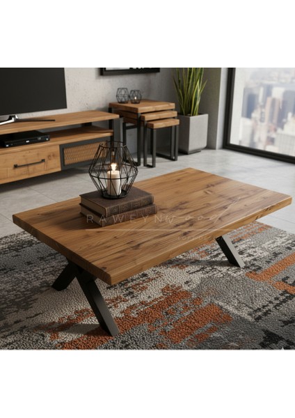 Natura Doğal Ahşap Orta Sehpa 45X45 fiyatları