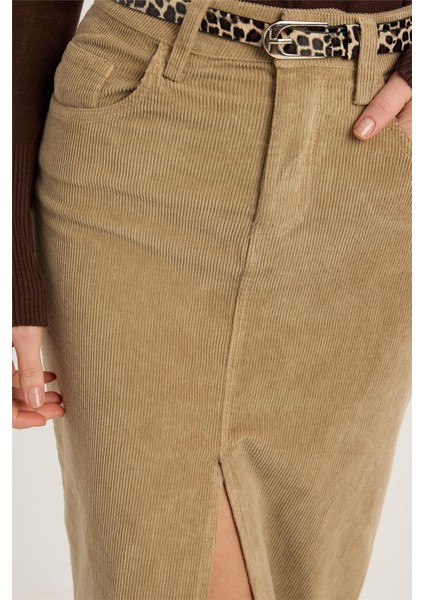 Fitilli Kadife Uzun Etek fırsatları