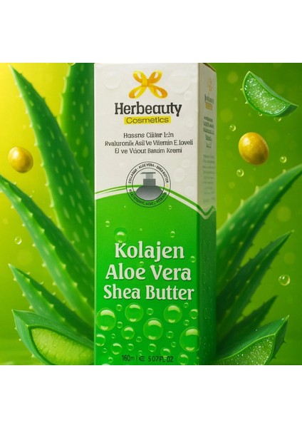Herbeauty Aloevera+Shea Butter+Kolajen Krem 150ML.