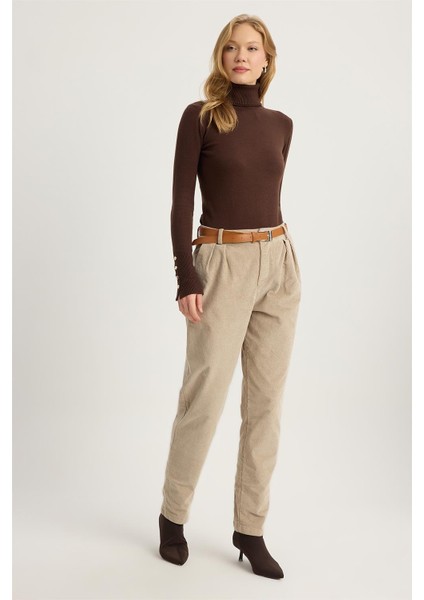 Fitilli Kadife Pantolon modelleri