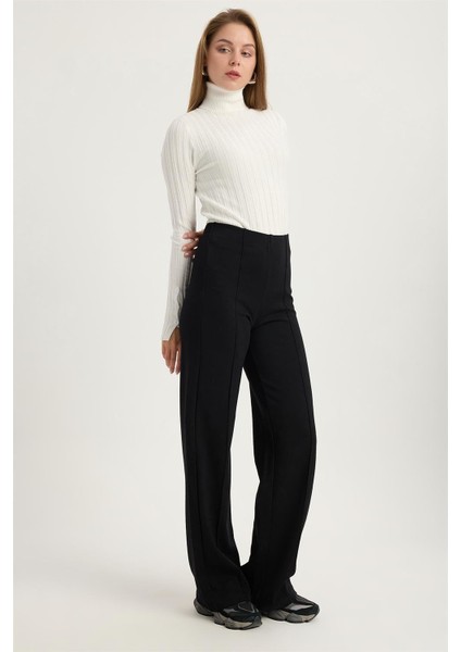 Nervür Dikişli Bol Kesim Pantolon modelleri