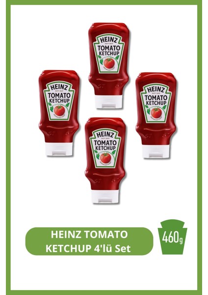 Heınz Tomato Ketchup 460G 4'lü Set