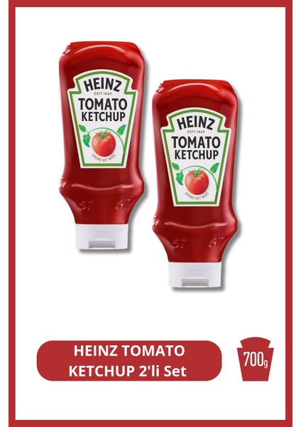 Heınz Tomato Ketchup 700G 2'li Set