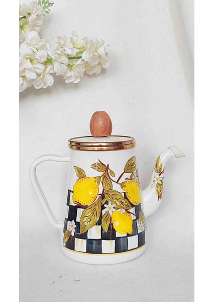 Limon Emaye Retro Ibrik 1 Litre Demlik Nostaljik Ibrik fiyatları