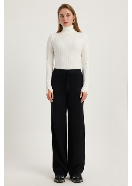 Triko Ribanalı Pantolon