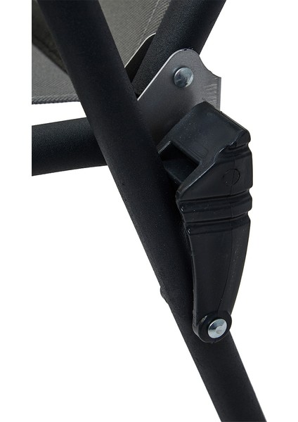 Litea 4 Adet Kamp Sandalyesi Katlanır Piknik Sandalye ve Bardaklık Gri