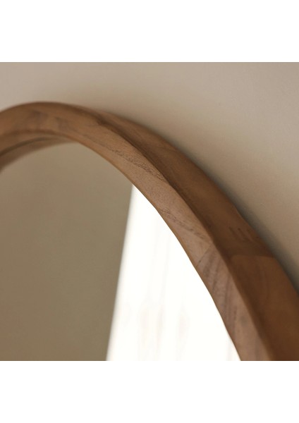 Açık Ahşap Tam Boy Kemerli Ahşap Boy Aynası 175CM x 95CM indirimleri