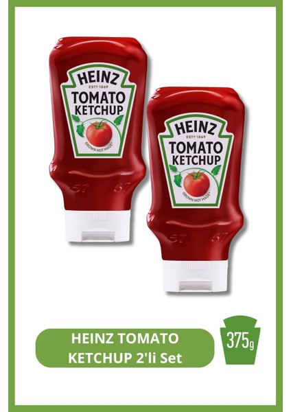 Heınz Tomato Ketchup 375G 2'li Set