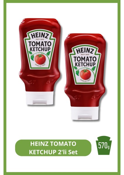 Heınz Tomato Ketchup 570G 2'li Set