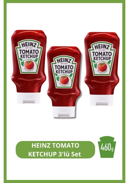 Heınz Tomato Ketchup 460G 3'lü Set