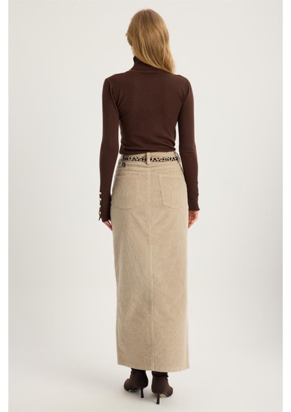 Fitilli Kadife Uzun Etek indirimleri