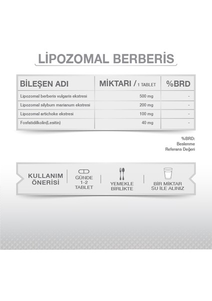 Lipozomal Berberis 30 Tablet fırsatları