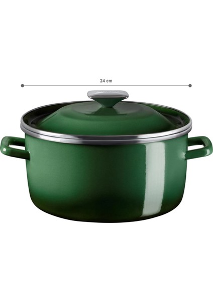 La Garde Derin Tencere - Yeşil - 24 cm