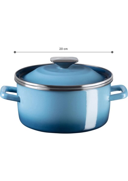 La Garde Derin Tencere - Mavi - 20 cm