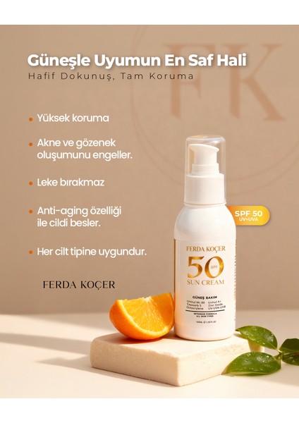 50+Spf Güneş Kremi