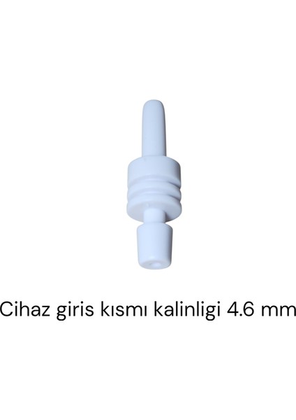 Dijital Tansiyon Aleti Konnektöru Jak Beyaz Düz Tip 4.6 Mm modelleri