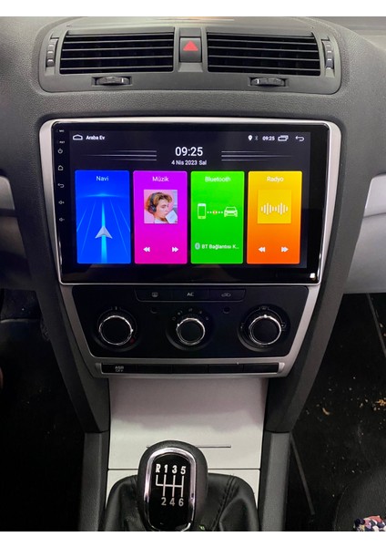 Skoda Octavıa 2005-12 9" Uyumlu Android Multimedia Gerçek 4/64 Kablosuz Carplay Geri Görüş Kameralı modelleri