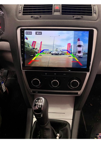 Skoda Octavıa 2005-12 9" Uyumlu Android Multimedia Gerçek 4/64 Kablosuz Carplay Geri Görüş Kameralı fırsatları