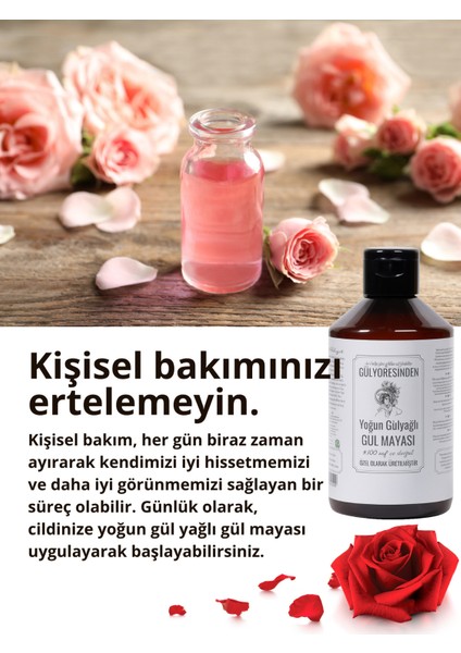 Doğal Gülyağlı Gül Mayası - Yoğun Formül - Aydınlatıcı ve Onarıcı Etkili